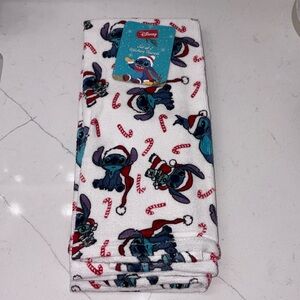 Set of two Disney stitch, Santa kitchen towels, absorbent type new with tag